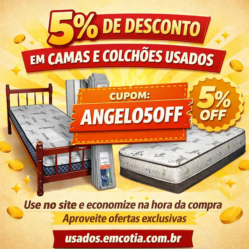 Detalhe de Cama de solteiro usada de madeira em Cotia s/colchão