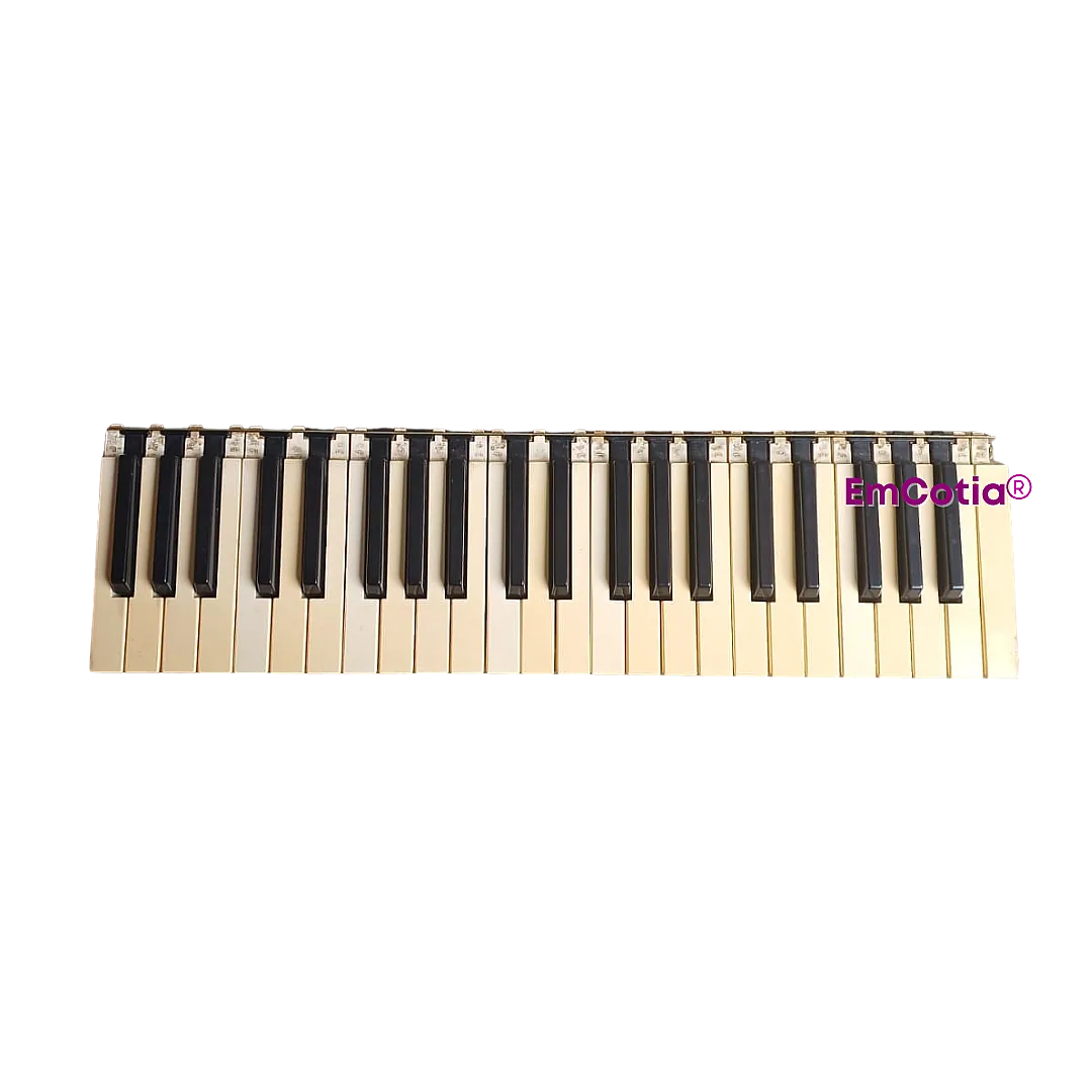 Teclado superior original para órgão Minami ME-7100 antigo